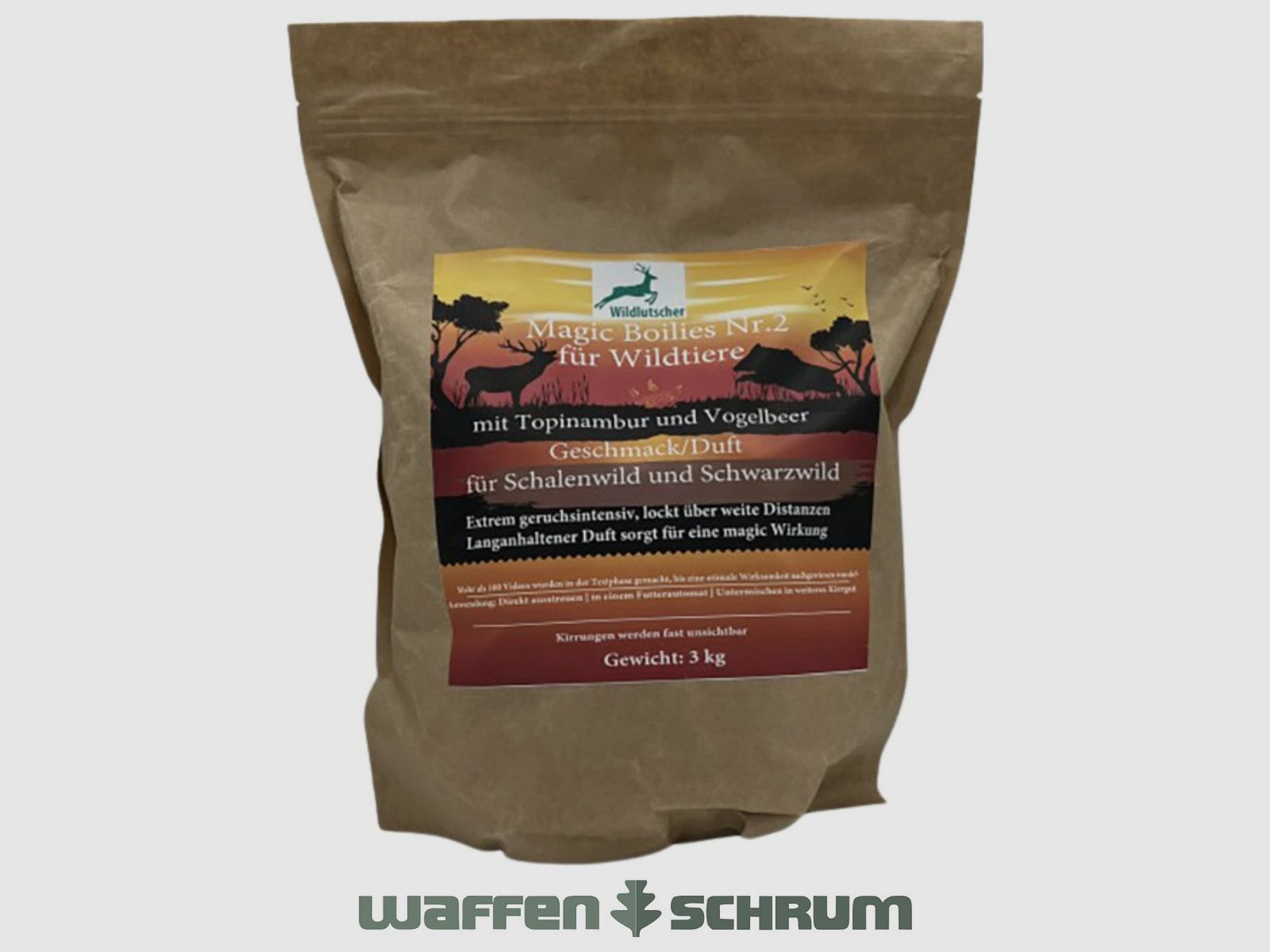 Wildlutscher Magic Boilies Nr.2 3 kg Topinambur/Vogelbeere