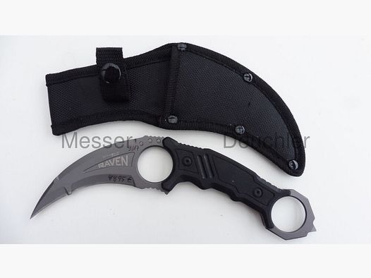 BlackField Karambimesser RAVEN mit Tasche