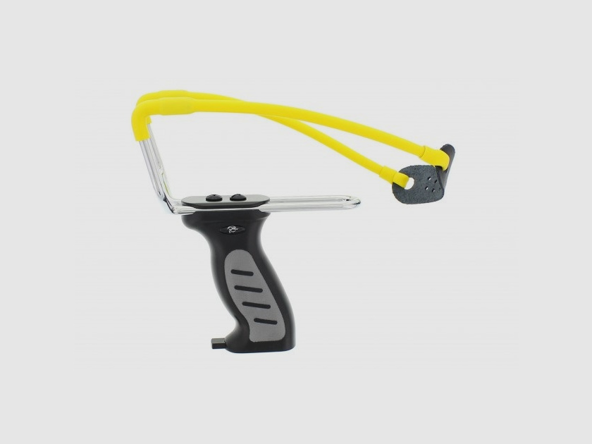 Buchner steenschieter BIG zwart met kogel dispenser sportaccessoires