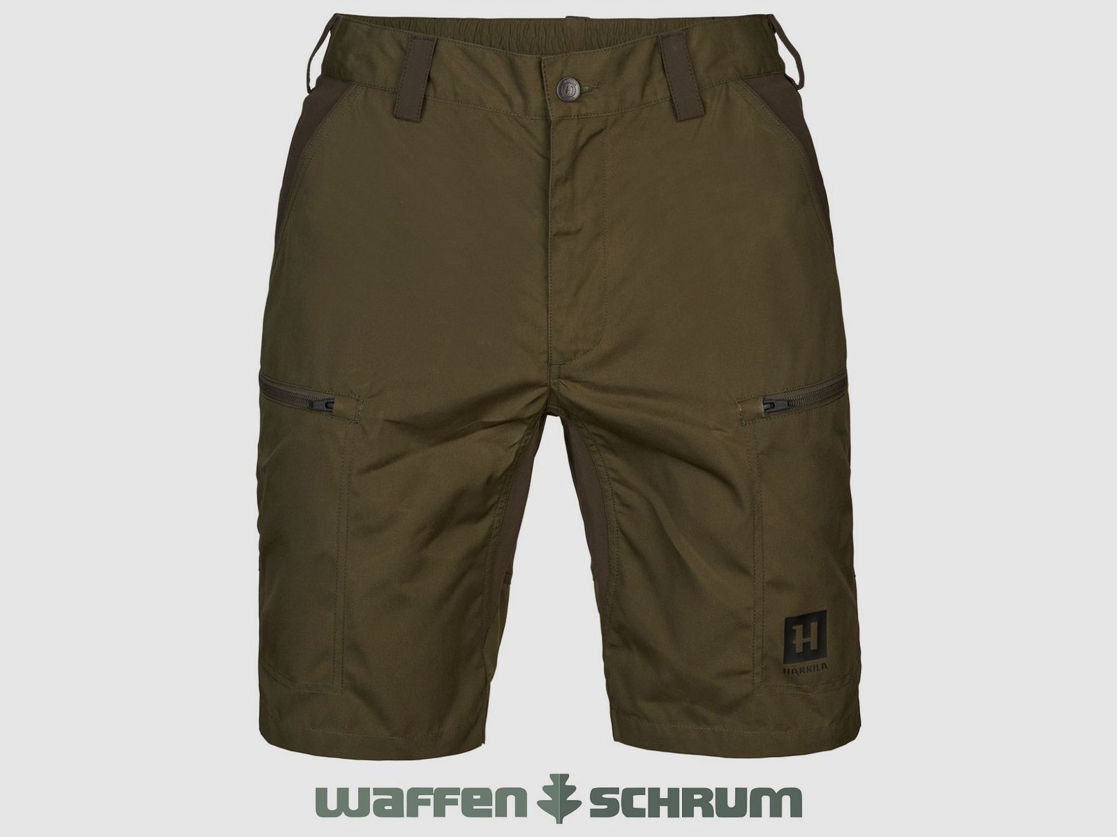 Pantaloni Corti Härkila Fjell Verde Oliva Scuro/ Verde Salice