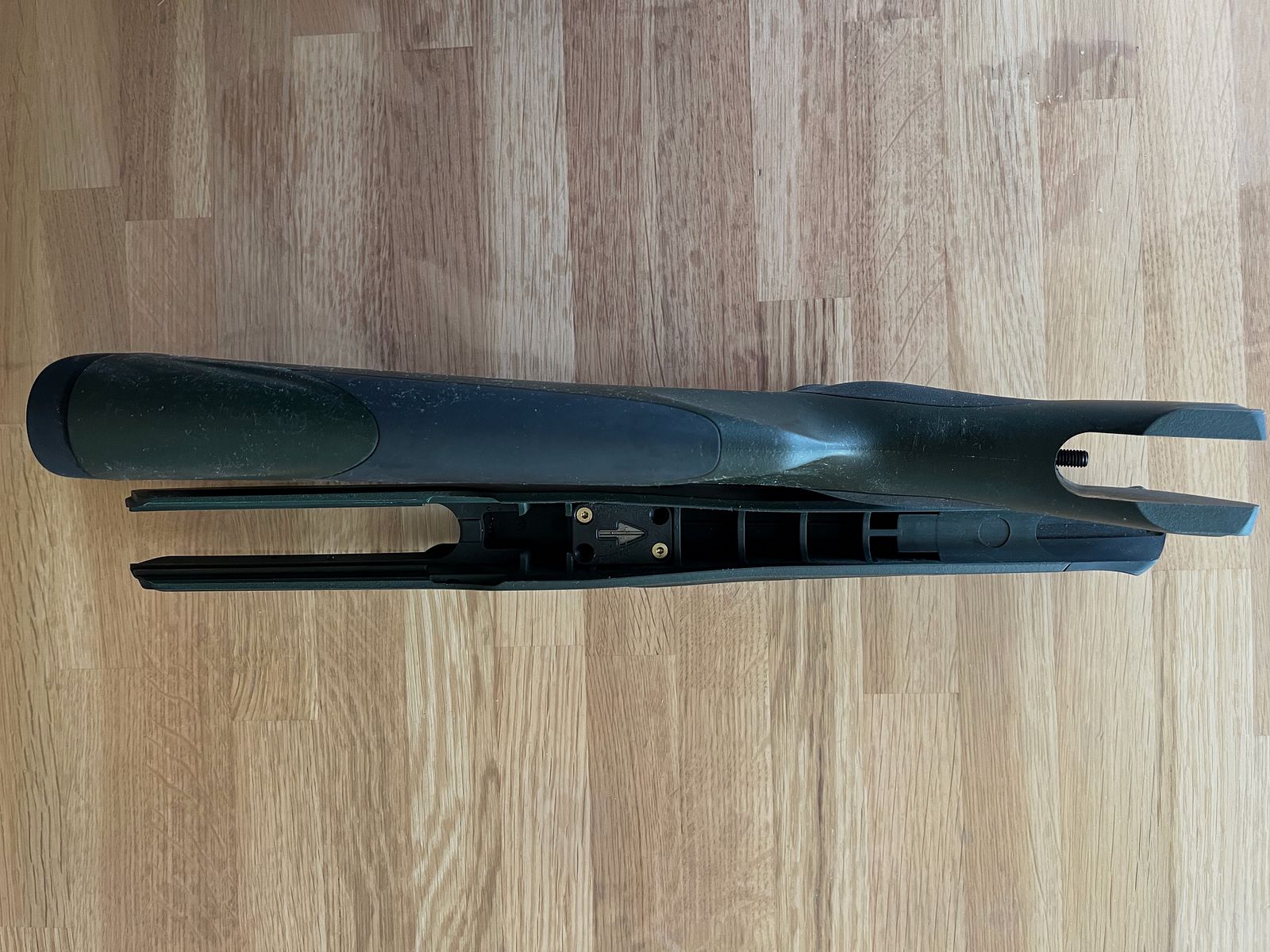 Sauer 404  vorder- u.hinter Schaft Kunststoff grün