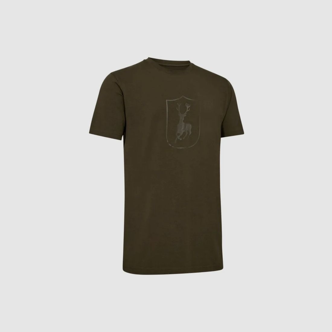 T-shirt Deerhunter ciervo caqui viscosa de bambú algodón stretch, imagen 2 de 10