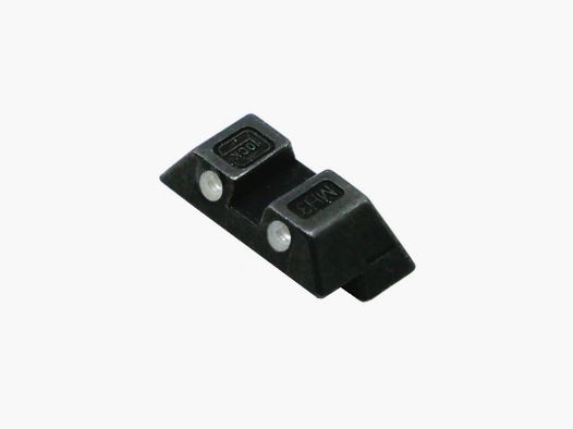 Glock mirino posteriore 6.9 acciaio mirino notturno verde
