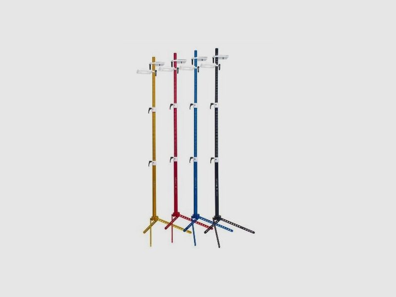 Support de fusil à trois pieds Gehmann, repose-arme Gehmann, rouge anodisé