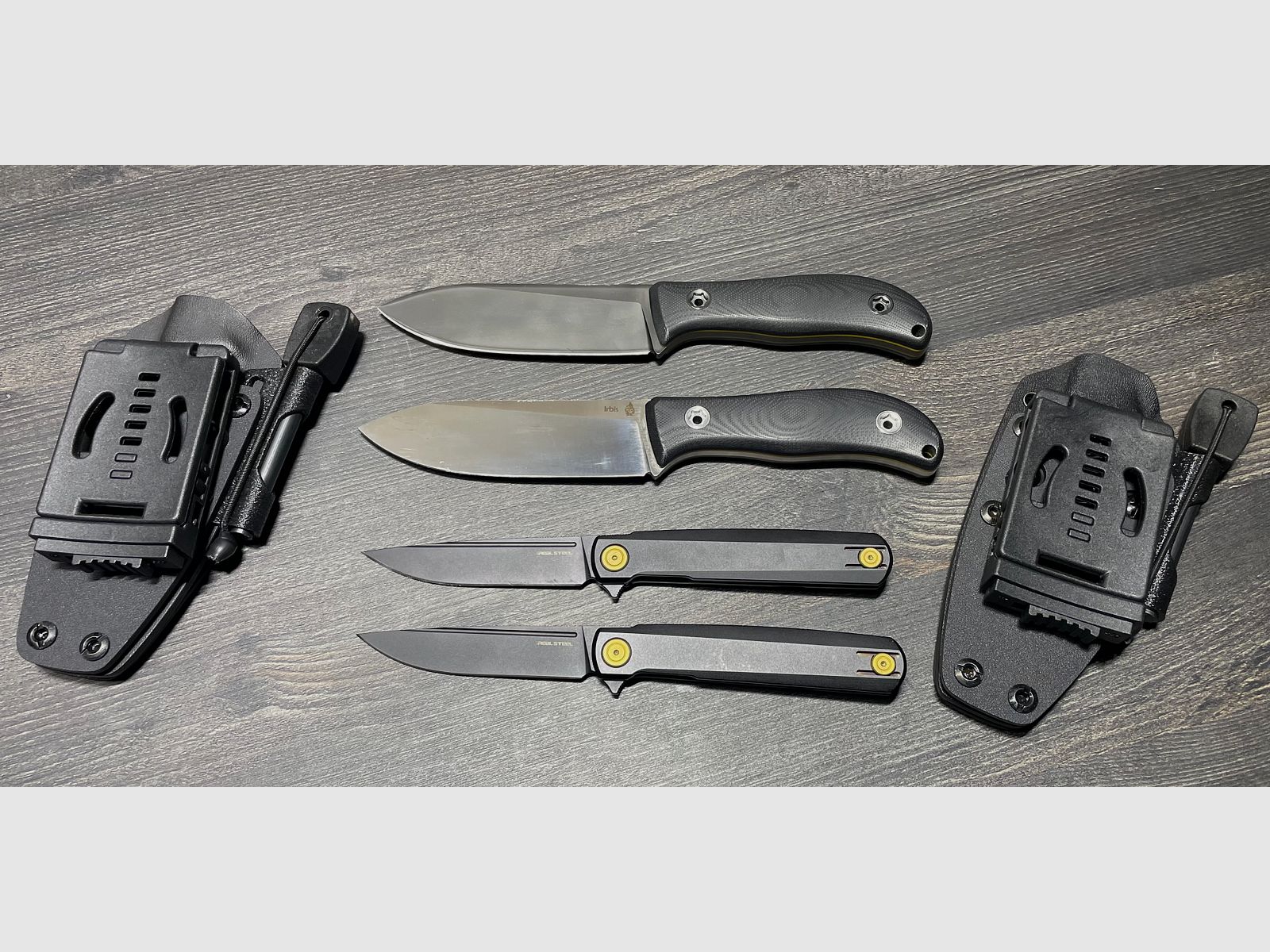 Messer Bushcraft Irbis / Real Steel G Frame