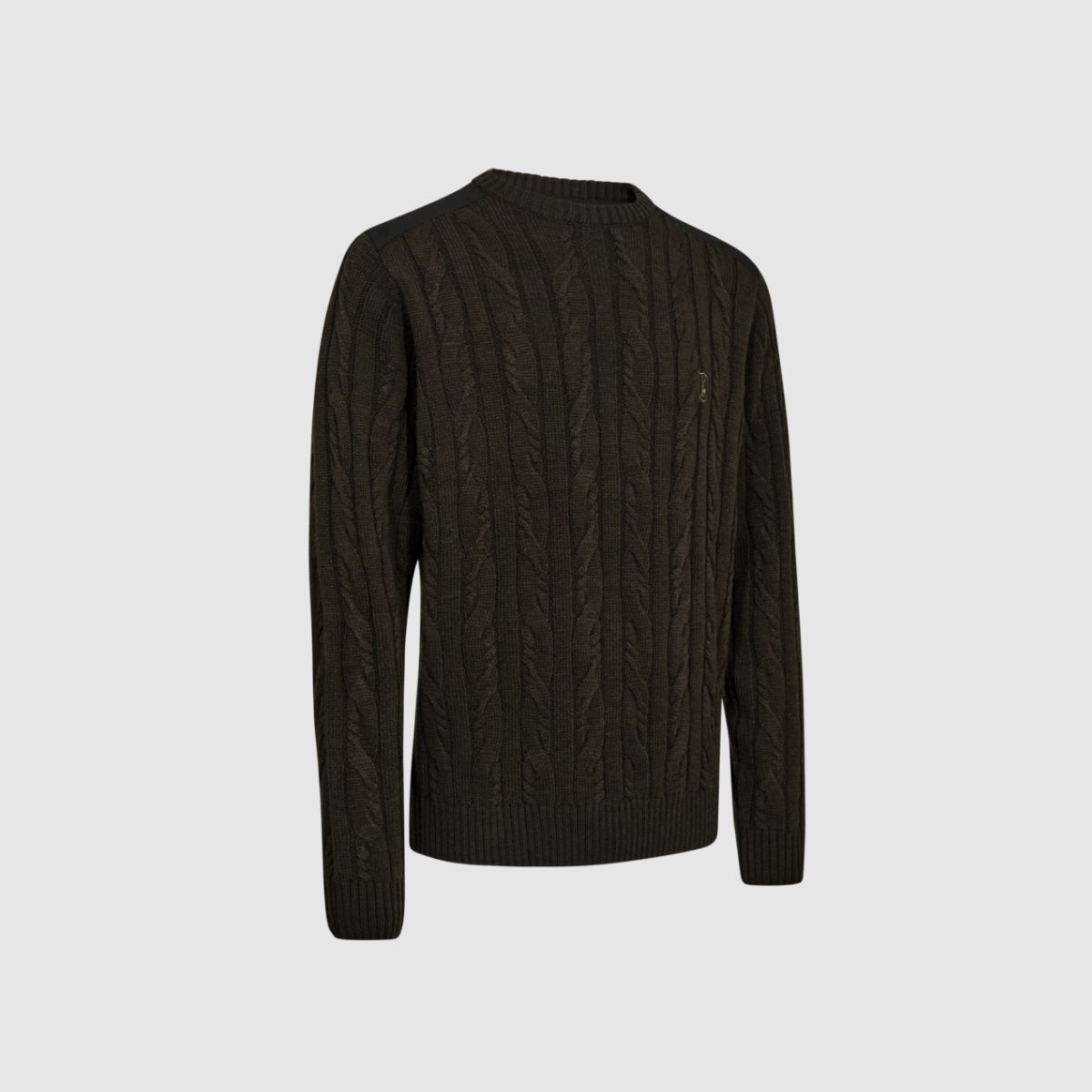 DEERHUNTER Randall Strickpullover mit Rundhalsausschnitt Art Green