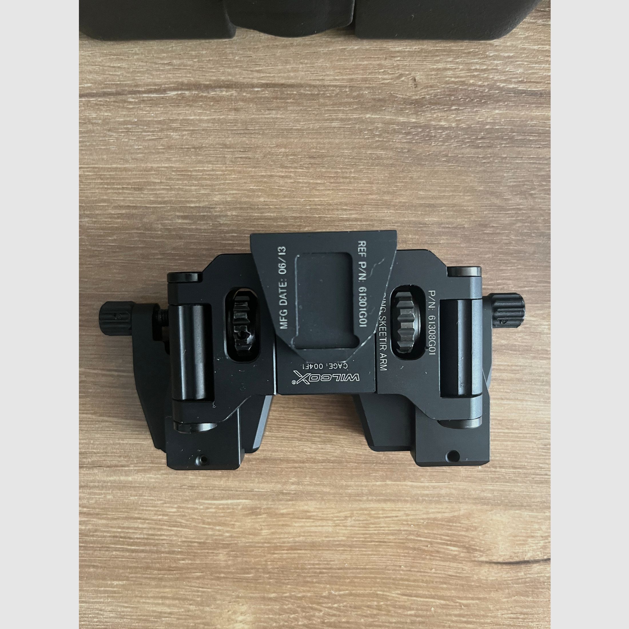 Original Wilcox G24 Mount with Wilcox SkeetIR Bridge Arm complete with original invoice