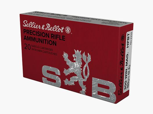 Sellier & Bellot .300 Win. Mag. SMK HPBT 12.3g/190grs.