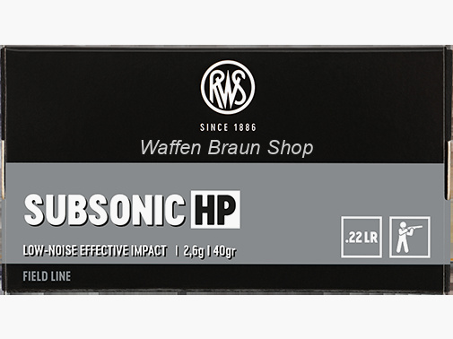 RWS .22 l.r. SUBS H-POINT 50 Stück