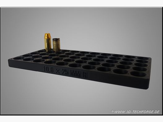 Präzise Ladebretter  –Ladebrett Kaliber 10,6 × 25 mm R / ReichsRevolver - Viele Kaliber verfügbar!