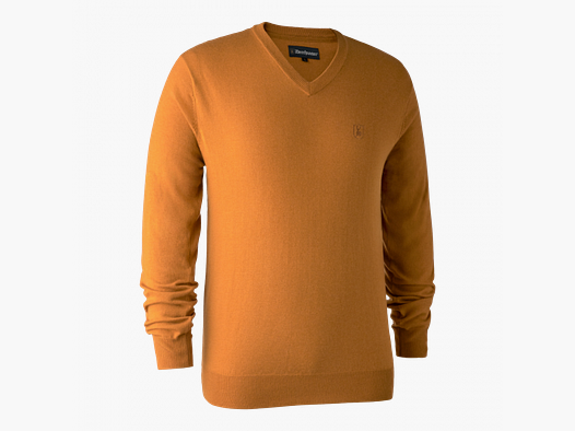 DEERHUNTER Pullover Kingston Knit mit V-Ausschnitt