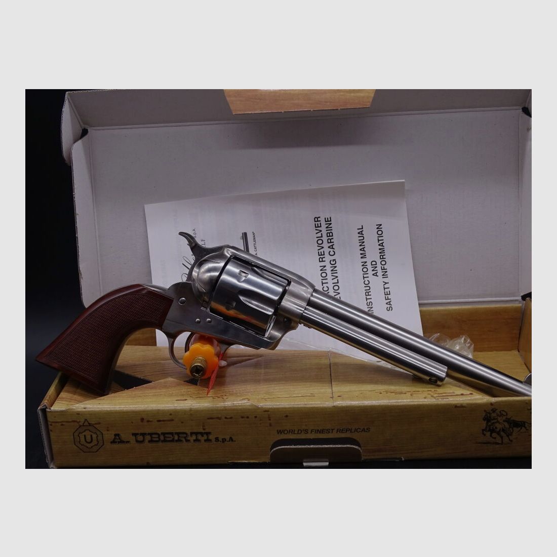 Uberti 1873 Cattleman Inox Acero Inoxidable 7 1/2 " Calibre .357 Magnum 1873 Cattleman INOX Acero Inoxidable
