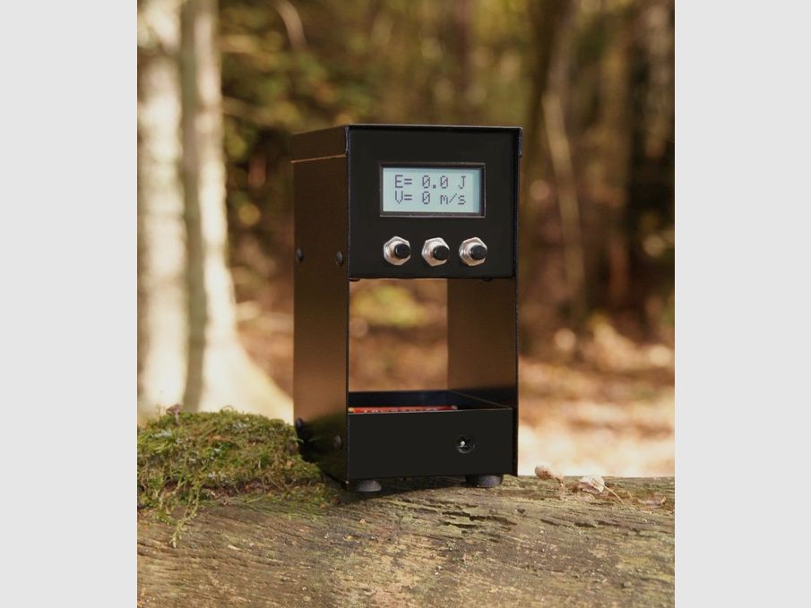 Geschwindigkeitsmessgerät inkl. Tasche für Druckluftwaffen