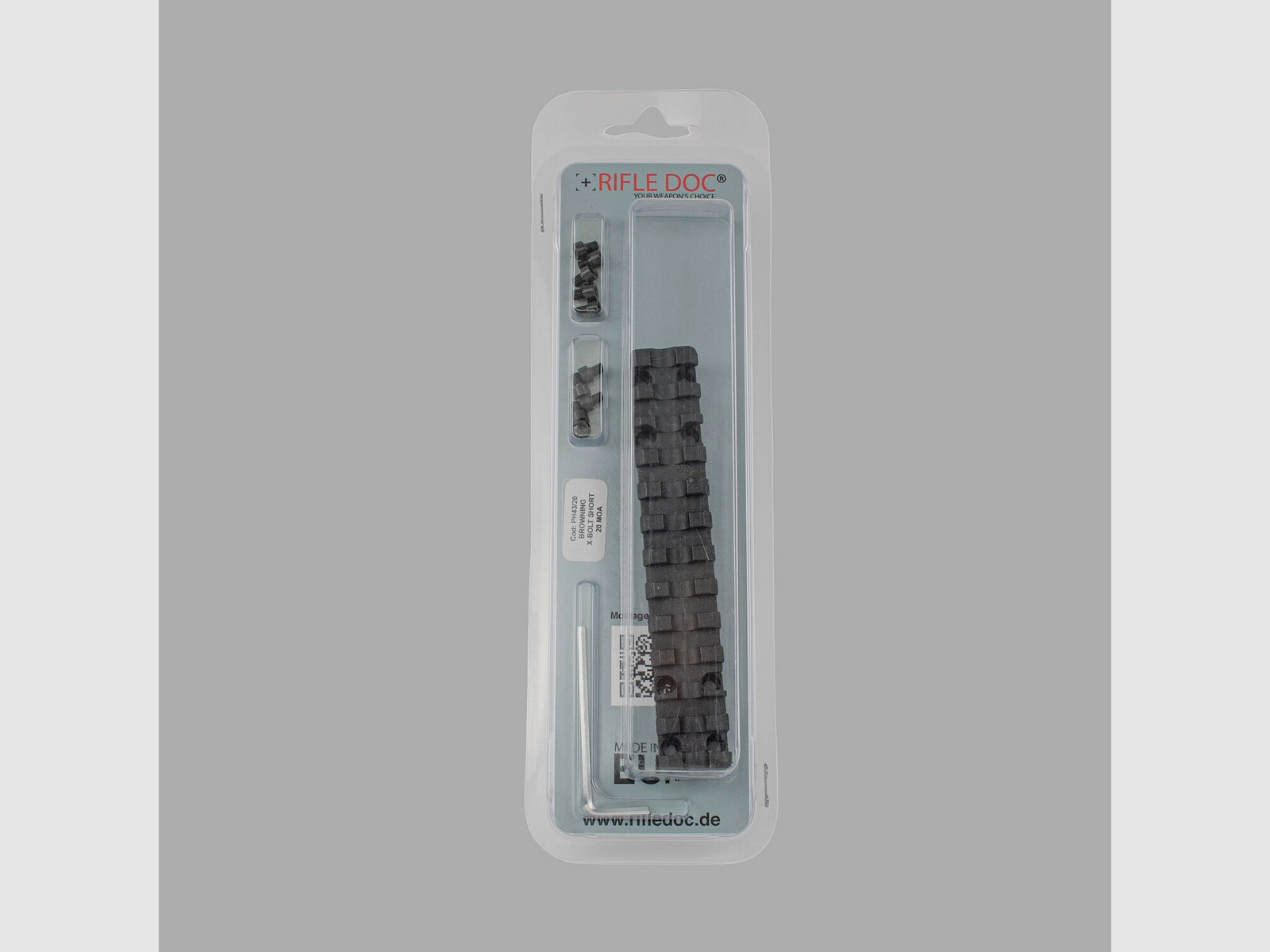 Rail en acier Picatinny Weaver pour BROWNING X-BOLT SA (Action courte)