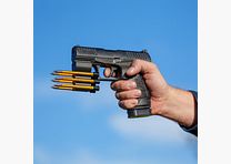 BUNDLE | ARROW HOLDER | Pfeilhalter + 6 Arrows | ROT oder Schwarz | Walther PPQ M2 | T4E TPM1 | PDP Compact 4