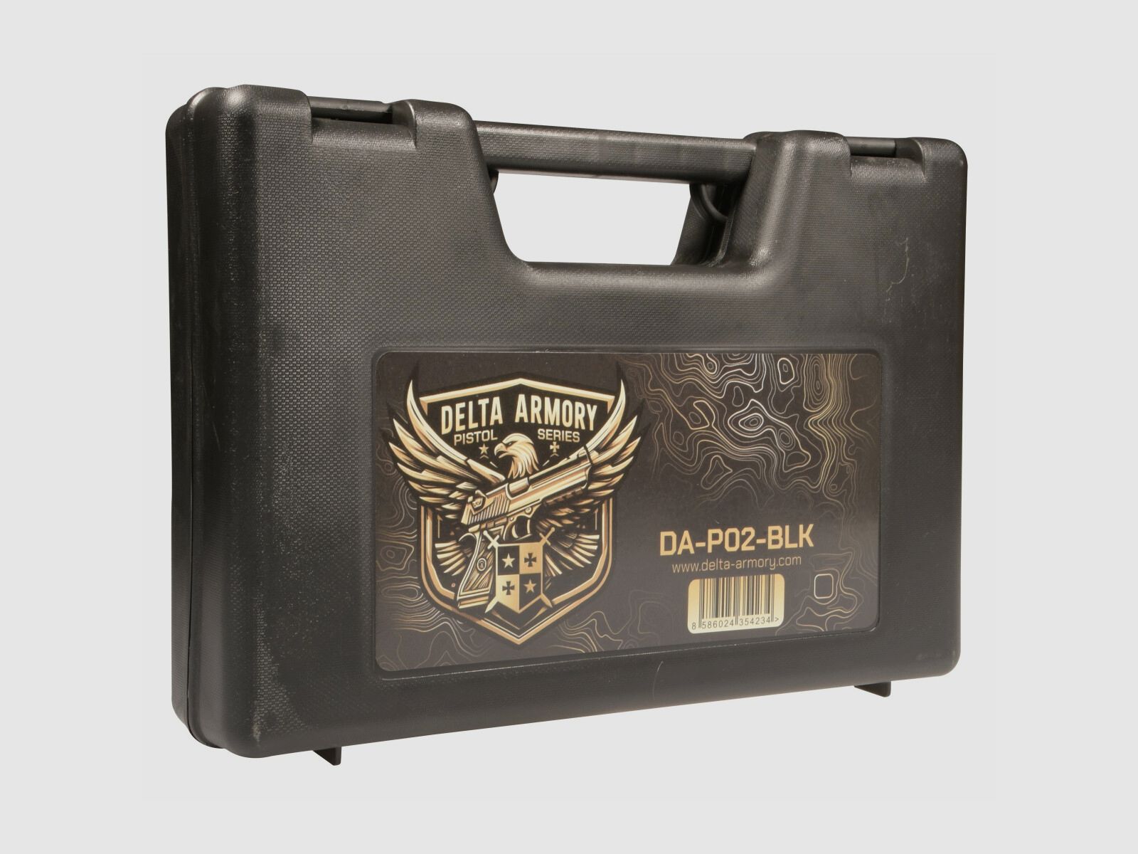 P02 GBB Airsoft Pistole in Schwarz | Delta Armory