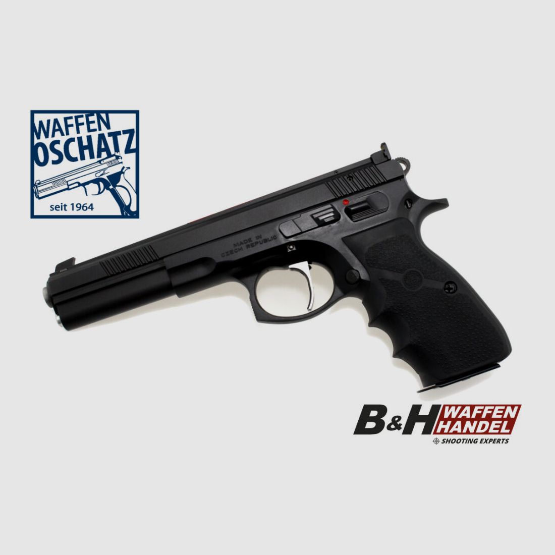 Waffen Oschatz CZ75 Sport II SA (Sport 2) SAO Abzug 6 Zoll Longslide Matchpistole