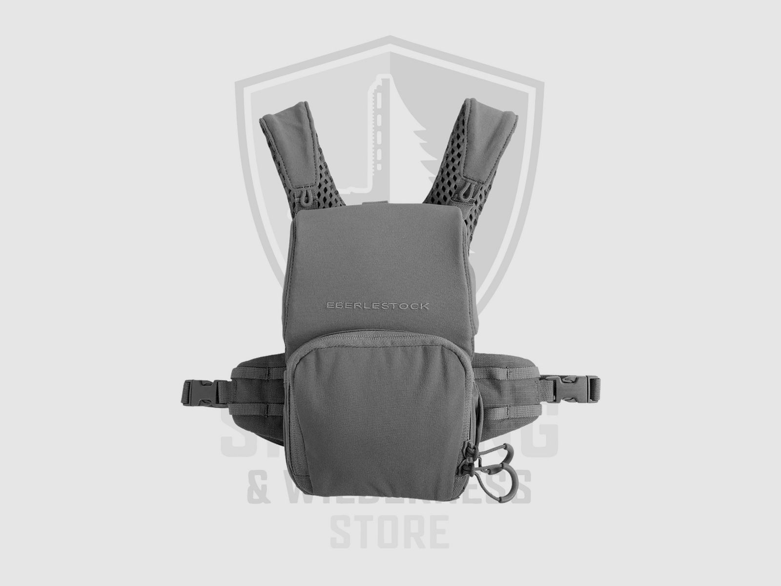 Borsa da petto per ottiche Eberlestock Bravo Modular Bino Pack Large Grey, immagine 2 di 2