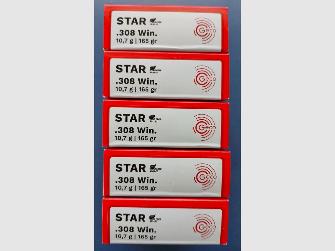 Geco Star .308 Win. 165 grain