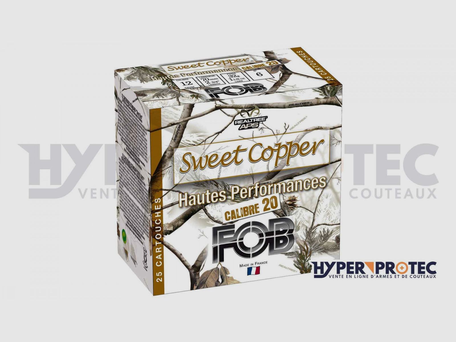 Patrone Kaliber 20/70 FOB Sweet Copper 29, Bild 2 von 2