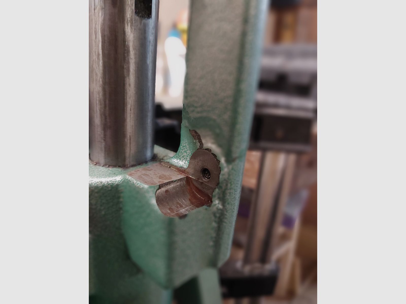 Uszkodzona prasa do reloading RCBS "Rock Chucker IV