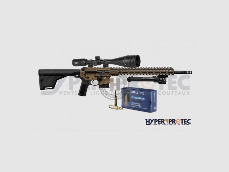 Pack TLD Repetierbüchse Schmeisser SP15 Tan 222REM, Bild 1 von 10
