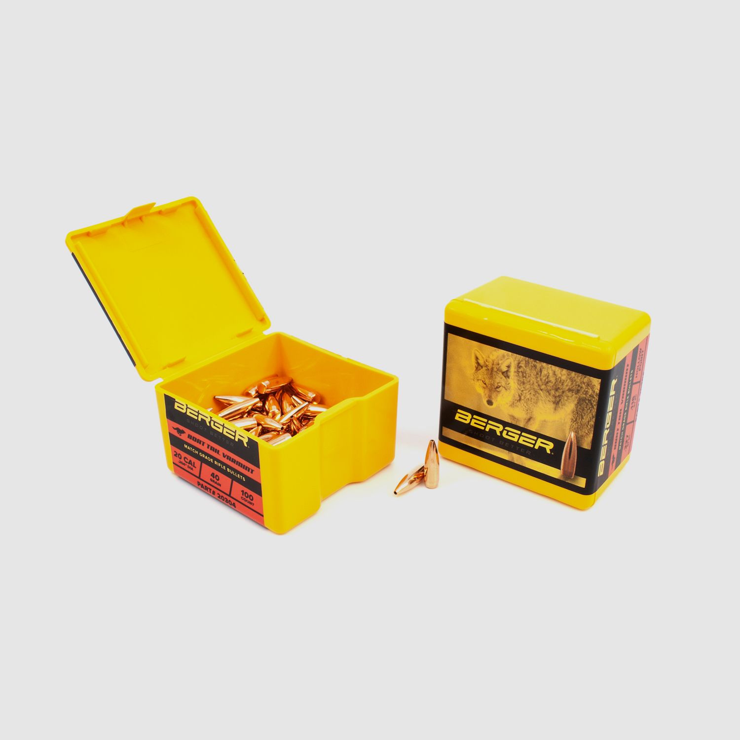Proiettile Berger .20 BT Varmint 40GR 100 Pezzi