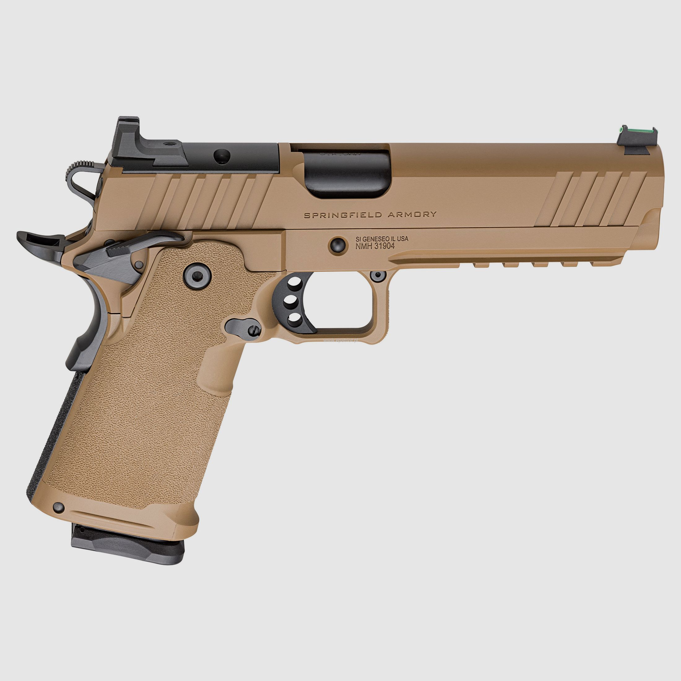 Pistole Springfield 1911 DS Prodigy GEN.2 5" AOS Coyote Brown, Bild 3 von 4