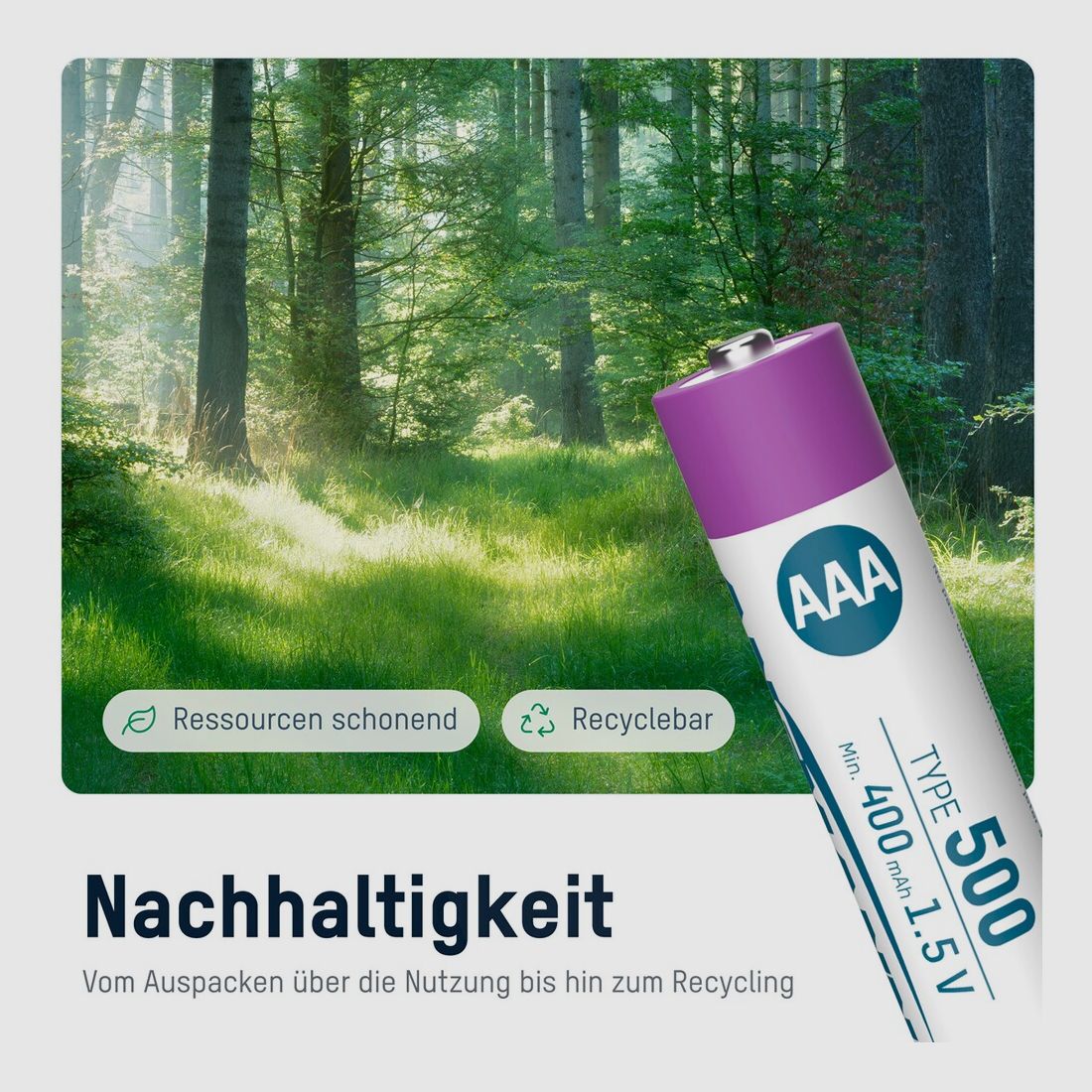 Ansmann Batterie Li-Ion Micro AAA Typ 500 – 4 Stück, Bild 6 von 7