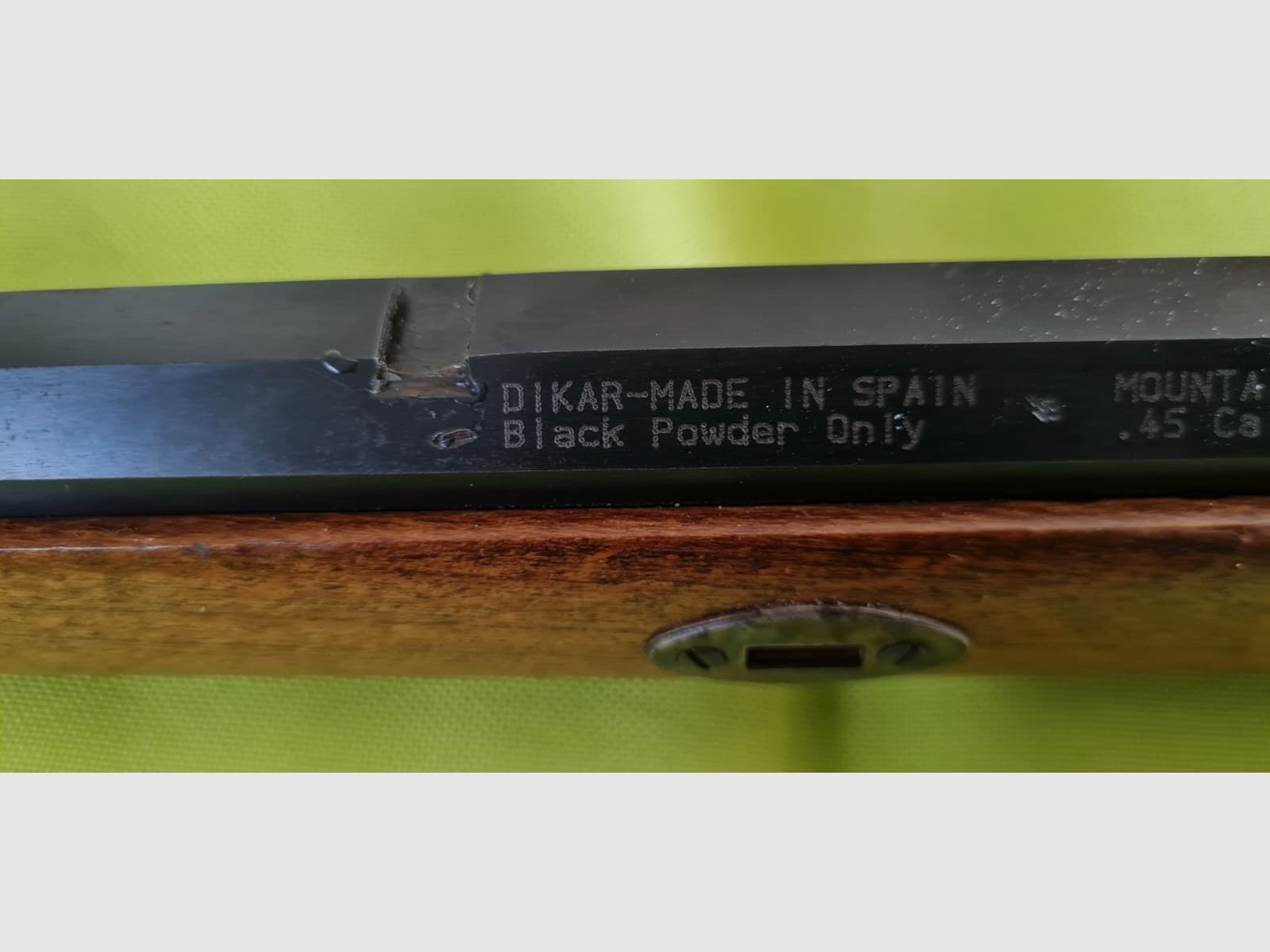 Vorderlader Perkussionsgeweer DIKKAR Mountain Rifle Kal. 45