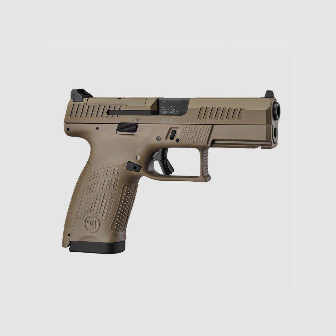 CZ P-10 C OR Cerakote FDE Pistole Kal. 9x19, Bild 1 von 5