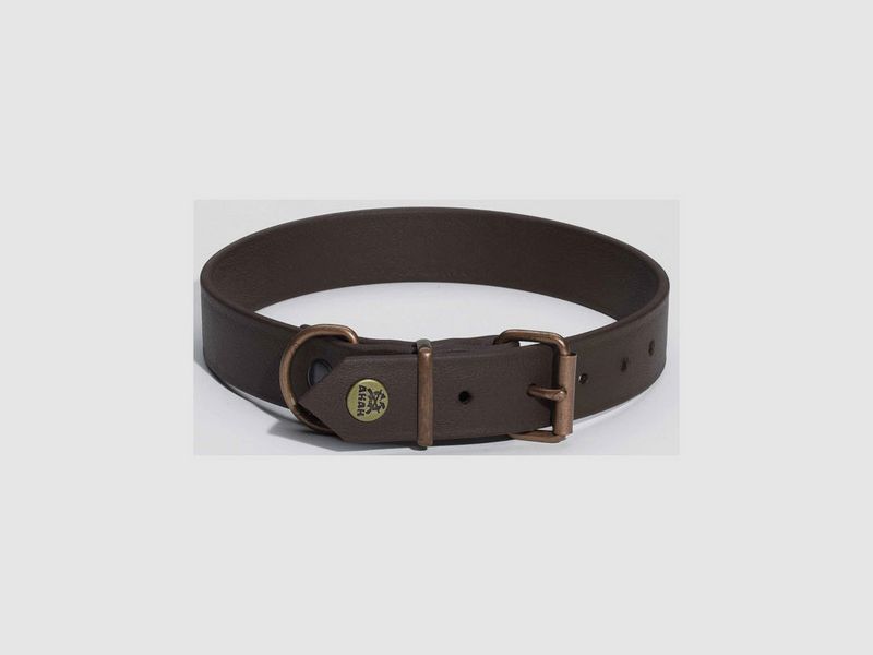 BioThane® Dark Brown Collar Unbreakable 450 kg | Waterproof, Hygienic & Handmade