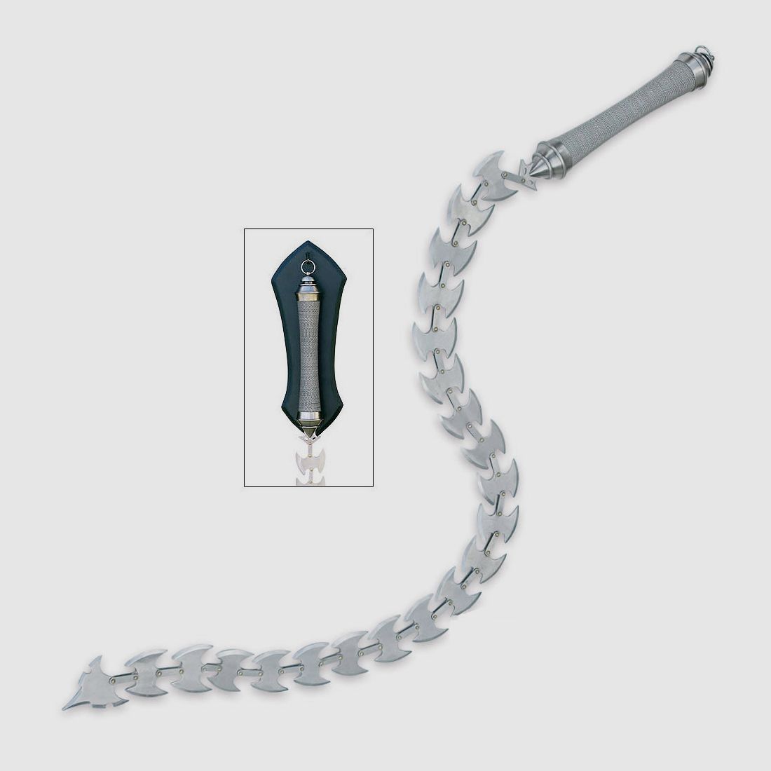 Ninja Kettenpeitsche mit Draht Handgriff