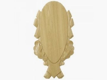 Tavola per trofeo di daino Delux rovere chiaro intagliata nel legno 40 x 20 cm