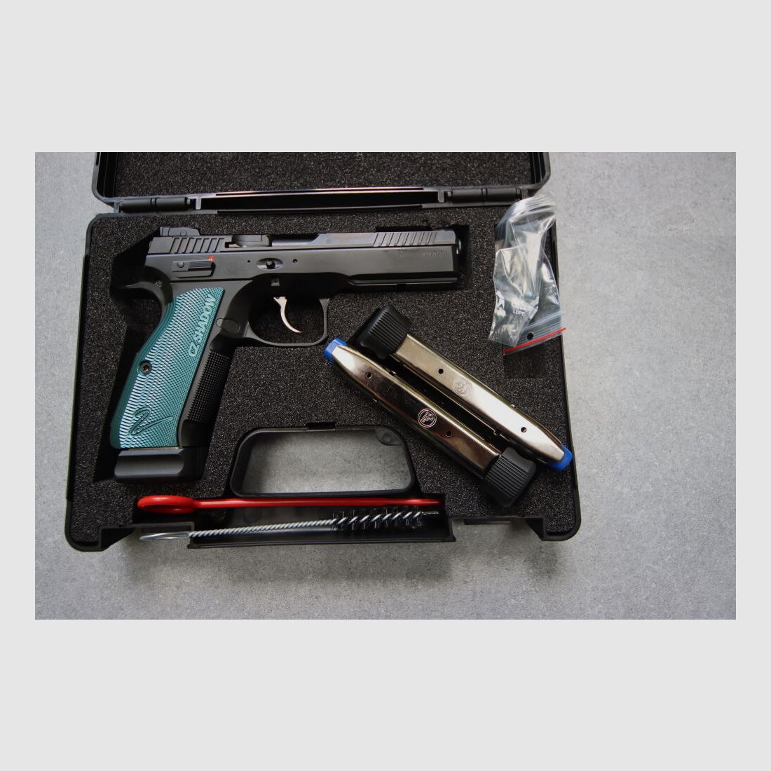 halbatm.Pistole CZ Shadow II OR blau halbatm.Pistole CZ Shadow II OR blau