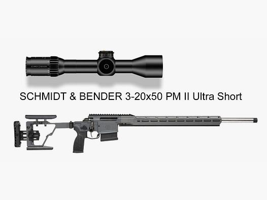 Sig Sauer SIG SAUER CROSS PRS Grigio Cemento 24'' .308 Win. PM II Ultra Short 3-20x50 MSR2