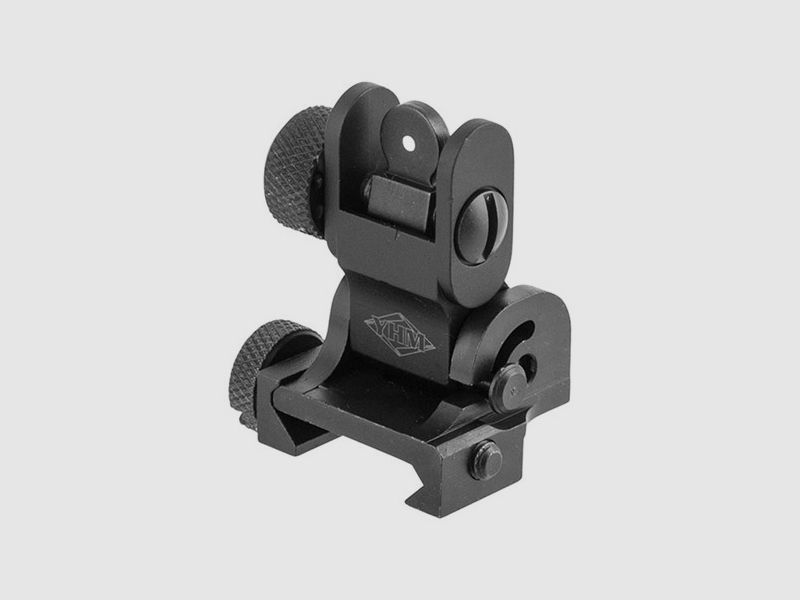 YANKEE HILL MACHINE CO., INC. AR-15 Guidon Arrière Tactique Pliable Noir, image 2 sur 7