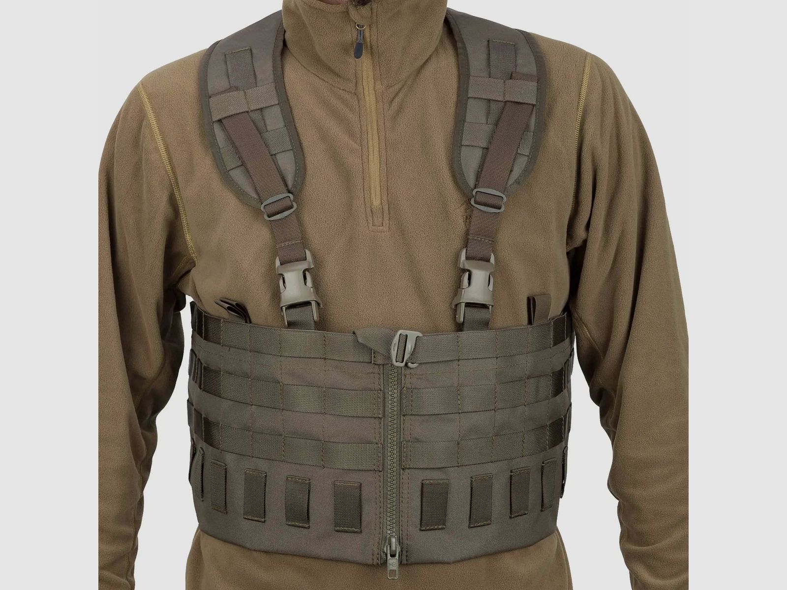 Gilet de poitrine Zentauron modulaire à l'avant divisé