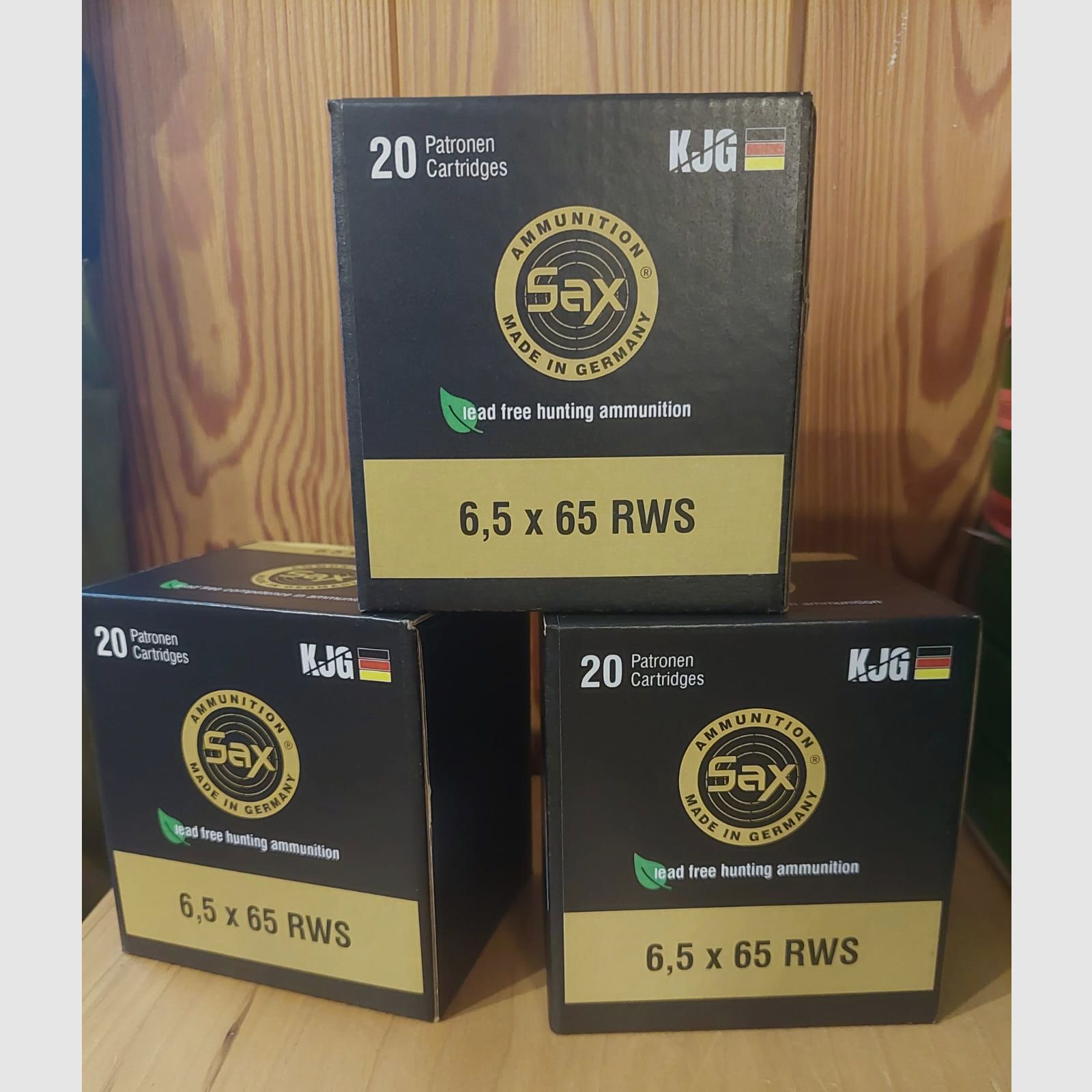 AMMUNITION FOR RIFLE SAX KJG CAL 6.5X65 RWS