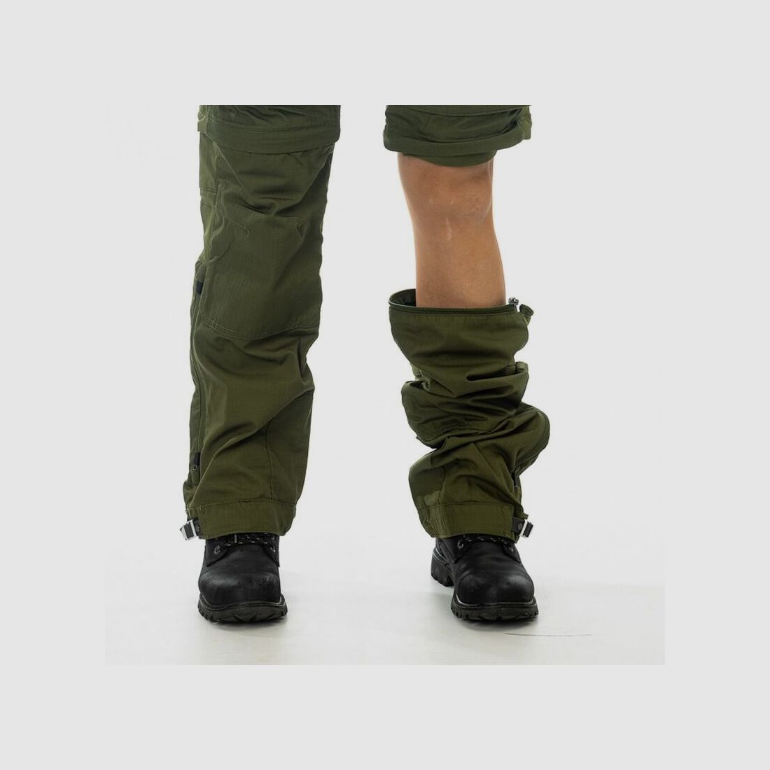 Arrak Damen Flexible Zip Off Hosen Grün