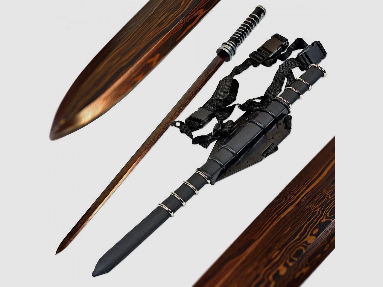 Blade Schwert mit Scheide - Blutdamast Edition