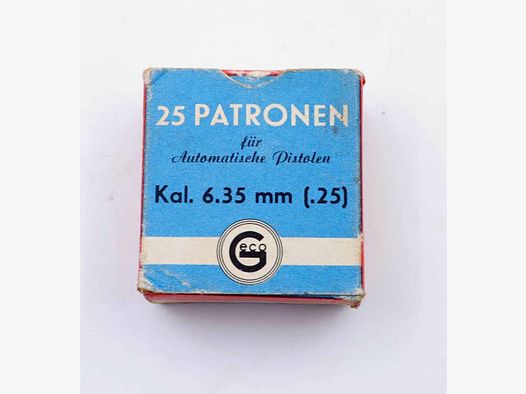 Geco - Fürth Pistolenmunition 6,35mmBrowning/.25ACP
