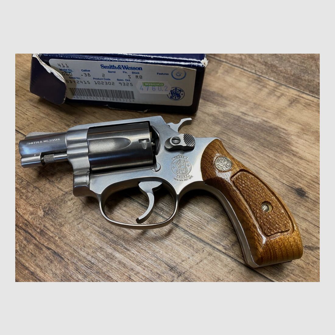Smith & Wesson 60-3 2 Zoll in Originalverpackung .38Special