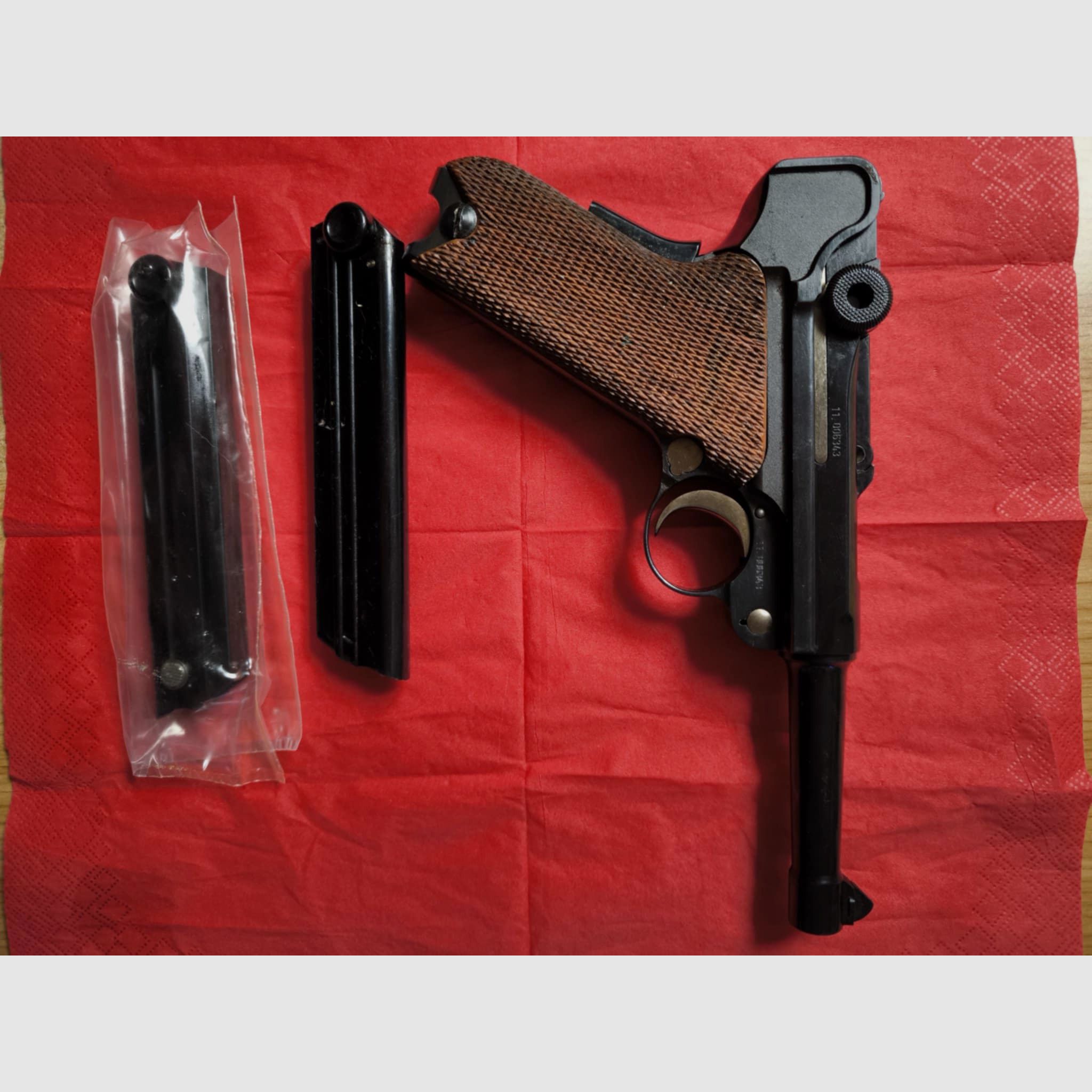 Mauser 08 w doskonałym stanie, czysta broń skarbowa