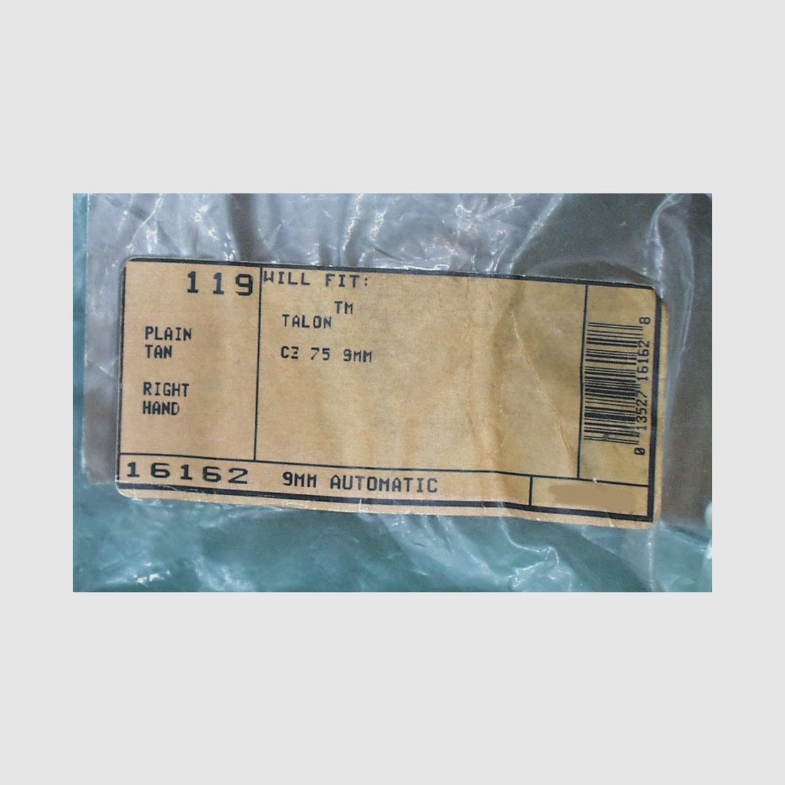 Bianchi Gunleather Holster #119, Glock 19/23, CZ-75 9mm