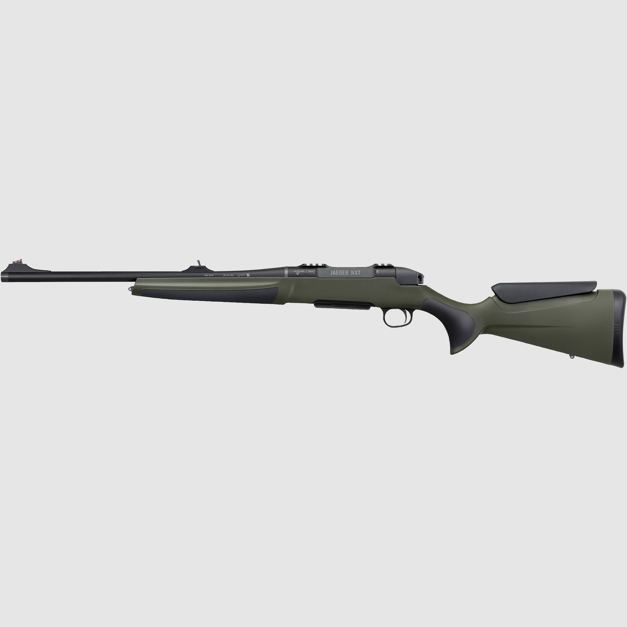 Haenel Jaeger NXT Composite inklusive Leuchtpunktvisier und Gewehrriemen, Kal. .300 Win. Mag.