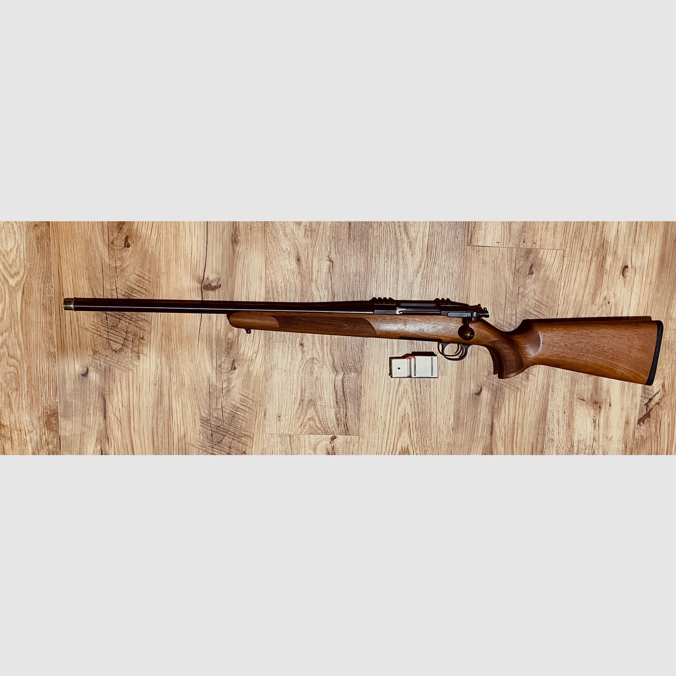 Steel Action HM left in caliber .30-06 Spring.