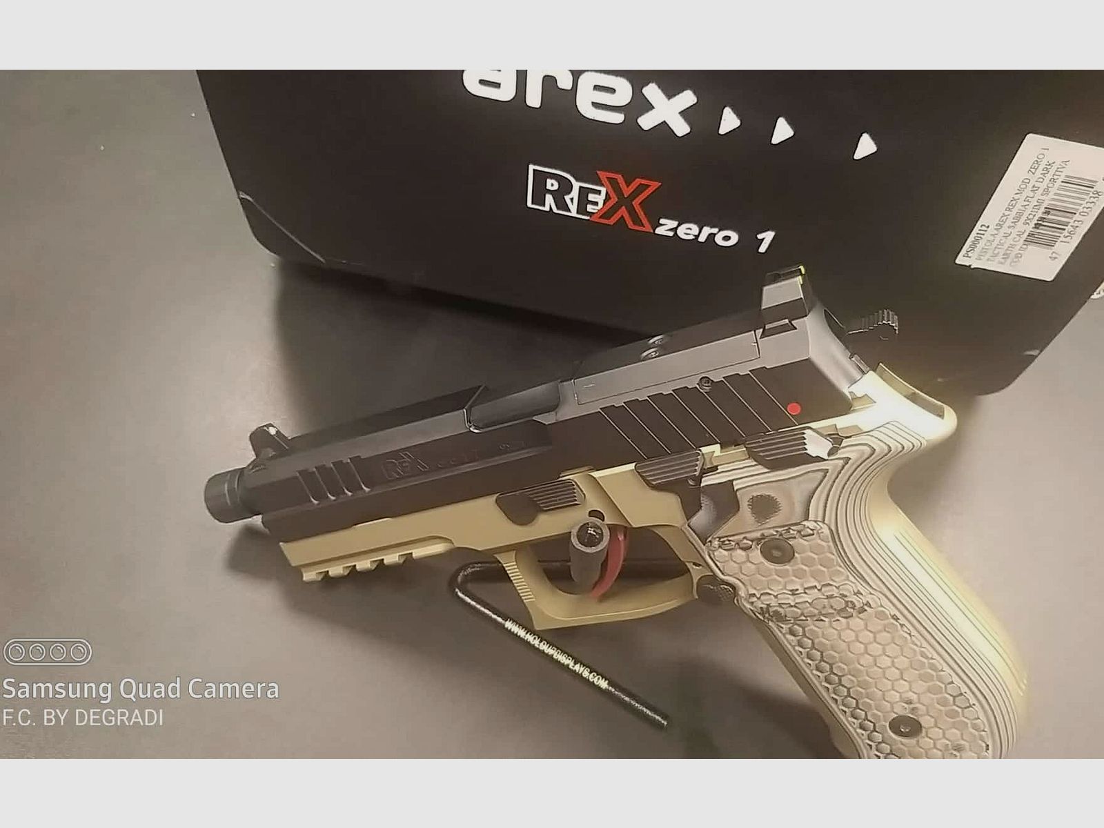 AREX REX MODELLO ZERO 1 CALIBRO 9X21, immagine 4 di 4