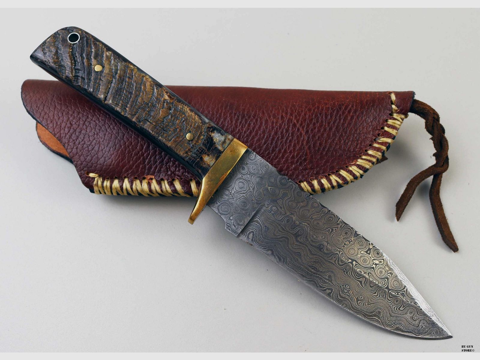 Messer Manuel mod. baby bowie Klinge Damaszenerstahl, Bild 2 von 2