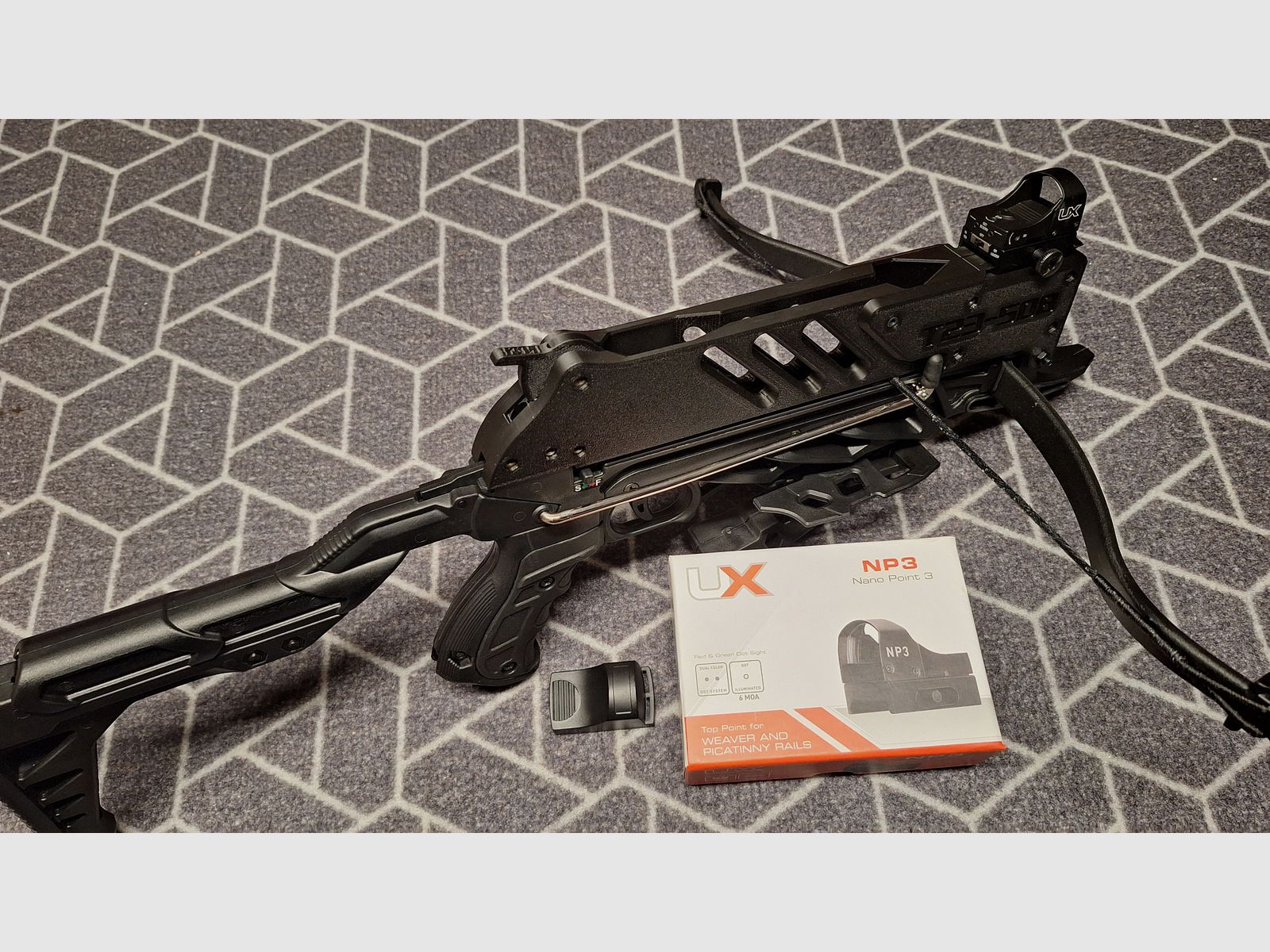 Pistolen-Kruisboog "Snake Hunter" 7Schuß magazijn/Red Dot/tas-NEU!